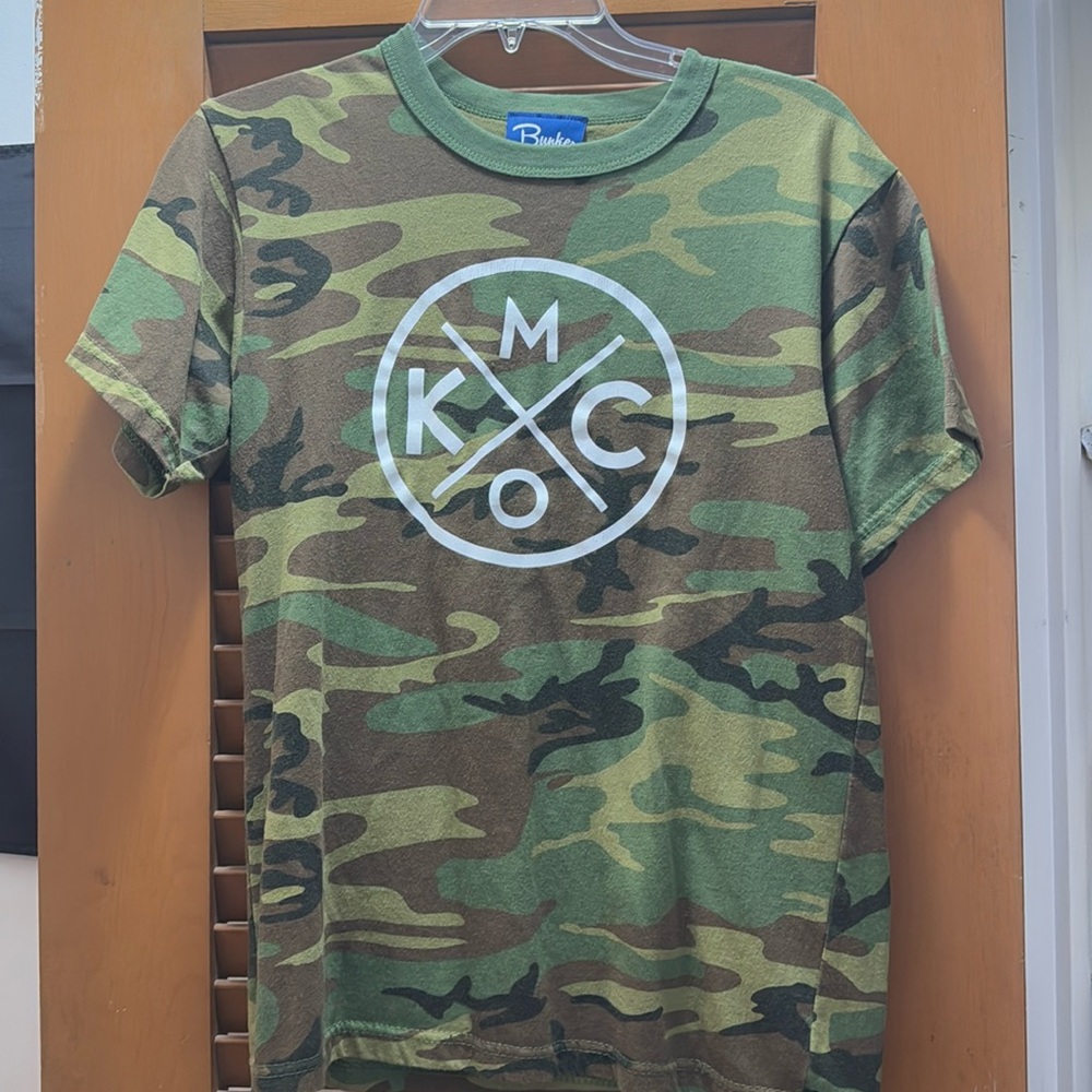 KCMO Bunker Camo T Shirt, size Small